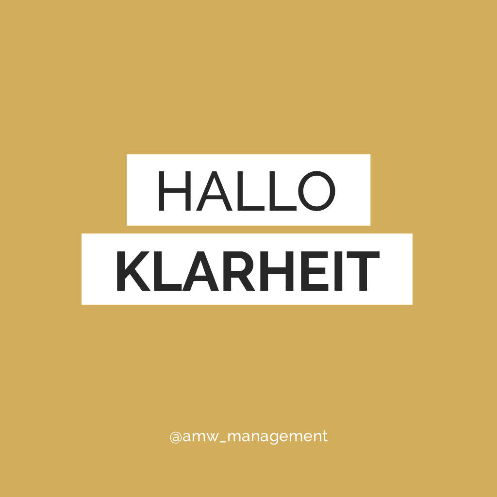 HALLO KLARHEIT
