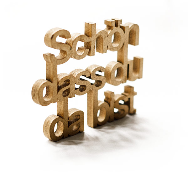 schön dass du da bist schriftzug